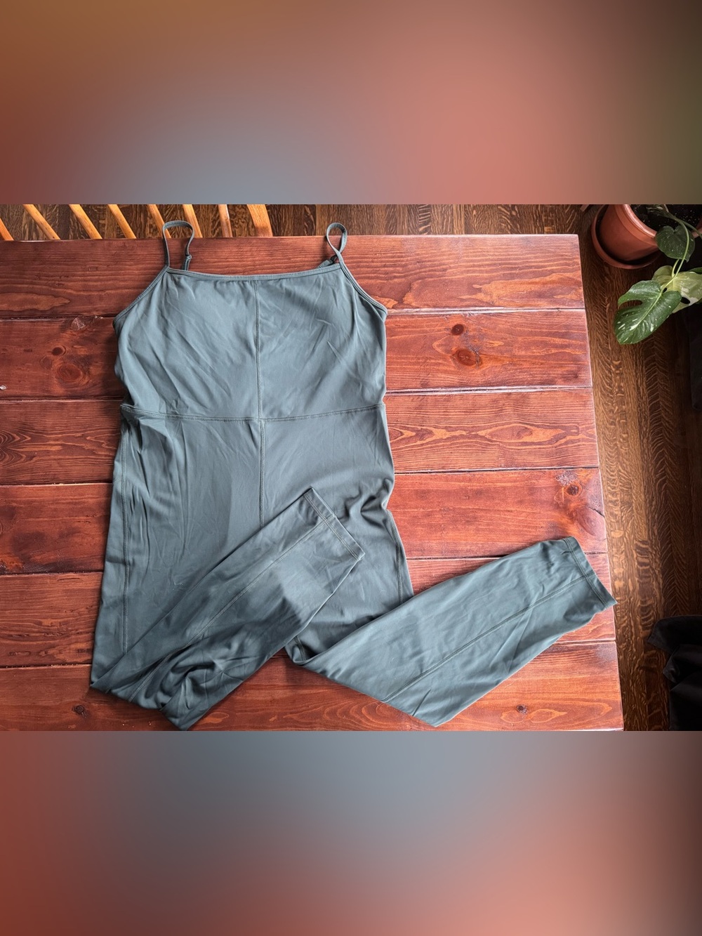 Quince Ultra-Form Jumpsuit Forest Green Size XL